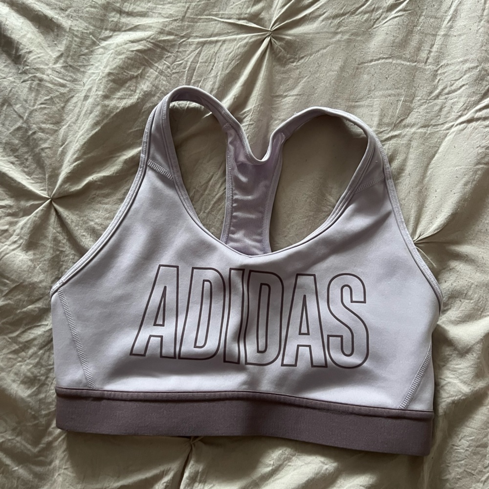 Adidas Lilac sports bra